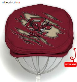 Boston College Eagles NCAA4 Flat Cap, NCAA Jeff Cap, NCAA Driving Cap Q22 (Head size can be adjusted)