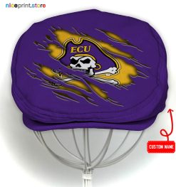 East Carolina Pirates NCAA4 Flat Cap, NCAA Jeff Cap, NCAA Driving Cap Q22 (Head size can be adjusted)
