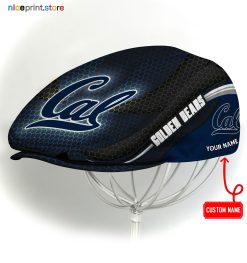 California Golden Bears NCAA2 Flat Cap, NCAA Jeff Cap, NCAA Driving Cap M33 (Head size can be adjusted)