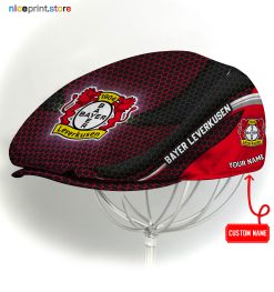 Bayer Leverkusen Bundesliga Flat cap, Jeff Cap, Driving Cap, Golf Cap Q33