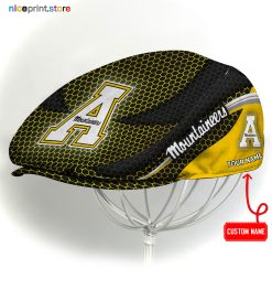 Appalachian State Mountaineers NCAA4 Flat Cap, NCAA Jeff Cap, NCAA Driving Cap M33 (Head size can be adjusted)