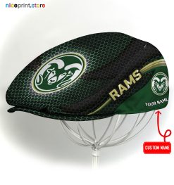 Colorado State Rams NCAA4 Flat Cap, NCAA Jeff Cap, NCAA Driving Cap M33 (Head size can be adjusted)