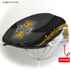 Idaho Vandals NCAA4 Flat Cap, NCAA Jeff Cap, NCAA Driving Cap M33 (Head size can be adjusted)