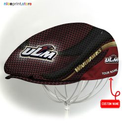 Louisiana–Monroe Warhawks NCAA4 Flat Cap, NCAA Jeff Cap, NCAA Driving Cap M33 (Head size can be adjusted)