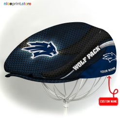 Nevada Wolf Pack NCAA4 Flat Cap, NCAA Jeff Cap, NCAA Driving Cap M33 (Head size can be adjusted)