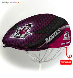 New Mexico State Aggies NCAA4 Flat Cap, NCAA Jeff Cap, NCAA Driving Cap M33 (Head size can be adjusted)