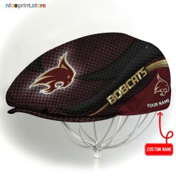 Texas State Bobcats NCAA4 Flat Cap, NCAA Jeff Cap, NCAA Driving Cap M33 (Head size can be adjusted)