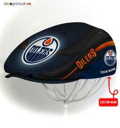Edmonton Oilers NHL Jeff Cap, Driving Cap, Golf Cap M33 (Head size can be adjusted)