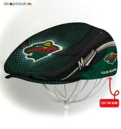 Minnesota Wild NHL Jeff Cap, Driving Cap, Golf Cap M33 (Head size can be adjusted)