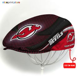 New Jersey Devils NHL Jeff Cap, Driving Cap, Golf Cap M33 (Head size can be adjusted)