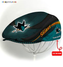San Jose Sharks NHL Jeff Cap, Driving Cap, Golf Cap M33 (Head size can be adjusted)
