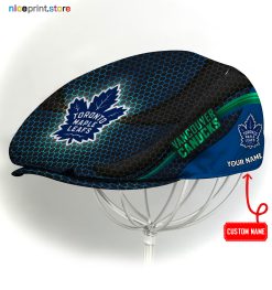 Vancouver Canucks NHL Jeff Cap, Driving Cap, Golf Cap M33 (Head size can be adjusted)
