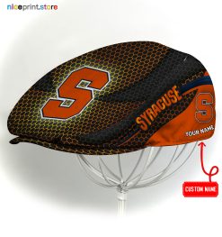 Syracuse Orange NCAA2 Flat Cap, NCAA Jeff Cap, NCAA Driving Cap M33 (Head size can be adjusted)
