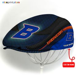 Boise State Broncos NCAA2 Flat Cap, NCAA Jeff Cap, NCAA Driving Cap M33 (Head size can be adjusted)