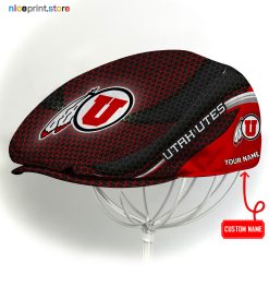 Utah Utes NCAA2 Flat Cap, NCAA Jeff Cap, NCAA Driving Cap M33 (Head size can be adjusted)