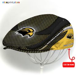 Southern Miss Golden Eagles NCAA3 Flat Cap, NCAA Jeff Cap, NCAA Driving Cap M33 (Head size can be adjusted)