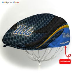 UCLA Bruins NCAA3 Flat Cap, NCAA Jeff Cap, NCAA Driving Cap M33 (Head size can be adjusted)