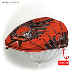 Cleveland Browns NFL Flat cap, NFL Jeff Cap, NFL Driving Cap, NFL Golf Cap Q26 (Head size can be adjusted)
