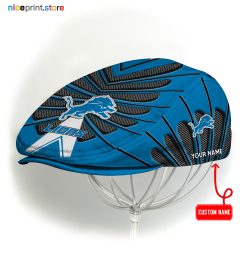 Detroit Lions NFL Flat cap, NFL Jeff Cap, NFL Driving Cap, NFL Golf Cap Q26 (Head size can be adjusted)