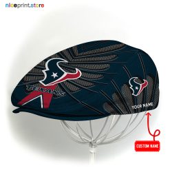 Houston Texans NFL Flat cap, NFL Jeff Cap, NFL Driving Cap, NFL Golf Cap Q26 (Head size can be adjusted)