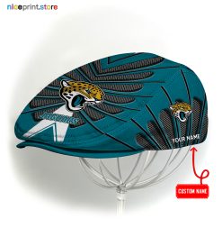 Jacksonville Jaguars NFL Flat cap, NFL Jeff Cap, NFL Driving Cap, NFL Golf Cap Q26 (Head size can be adjusted)