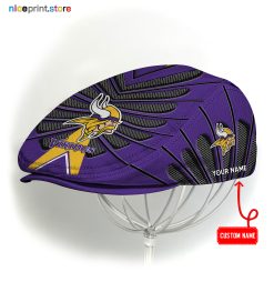 Minnesota Vikings NFL Flat cap, NFL Jeff Cap, NFL Driving Cap, NFL Golf Cap Q26 (Head size can be adjusted)