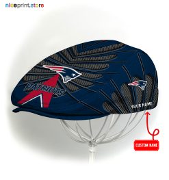New England Patriots NFL Flat cap, NFL Jeff Cap, NFL Driving Cap, NFL Golf Cap Q26 (Head size can be adjusted)