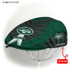 New York Jets NFL Flat cap, NFL Jeff Cap, NFL Driving Cap, NFL Golf Cap Q26 (Head size can be adjusted)