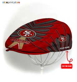 San Francisco 49ers NFL Flat cap, NFL Jeff Cap, NFL Driving Cap, NFL Golf Cap Q26 (Head size can be adjusted)