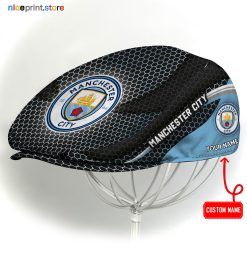 Manchester City EPL Flat cap, Jeff Cap, Driving Cap, Golf Cap Q33 (Head size can be adjusted)