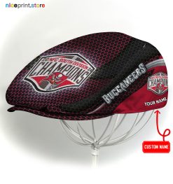 Tampa Bay Buccaneers NFL Flat cap, NFL Jeff Cap, NFL Driving Cap, NFL Golf Cap CHAM33