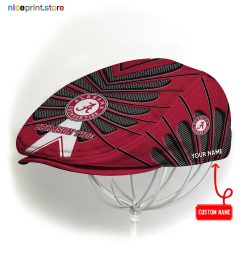 Alabama Crimson Tide NCAA Flat Cap, NCAA Jeff Cap, NCAA Driving Cap Q26 (Head size can be adjusted)