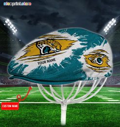 Jacksonville Jaguars NFL Jeff Cap, NFL Driving Cap, NFL Golf Cap Q35 (Head size can be adjusted)