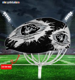 Las Vegas Raiders NFL Jeff Cap, NFL Driving Cap, NFL Golf Cap Q35 (Head size can be adjusted)