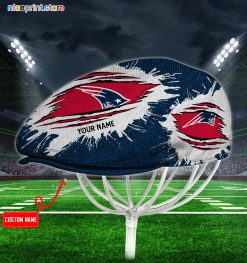 New England Patriots NFL Jeff Cap, NFL Driving Cap, NFL Golf Cap Q35 (Head size can be adjusted)
