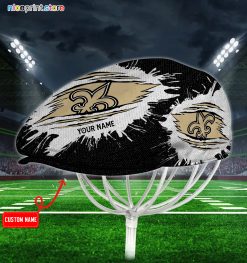 New Orleans Saints NFL Jeff Cap, NFL Driving Cap, NFL Golf Cap Q35 (Head size can be adjusted)