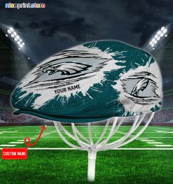 Philadelphia Eagles NFL Jeff Cap, NFL Driving Cap, NFL Golf Cap Q35 (Head size can be adjusted)