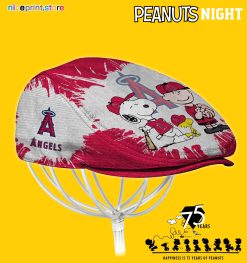 Los Angeles Angels MLB x Peanuts Jeff Cap,  MLB Driving Cap,  MLB Golf Cap Q39