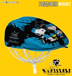 Miami Marlins MLB x Peanuts Jeff Cap,  MLB Driving Cap,  MLB Golf Cap Q39