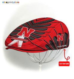 Nebraska Cornhuskers NCAA Flat Cap, NCAA Jeff Cap, NCAA Driving Cap Q26 (Head size can be adjusted)