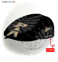 Purdue Boilermakers NCAA Flat Cap, NCAA Jeff Cap, NCAA Driving Cap Q26 (Head size can be adjusted)