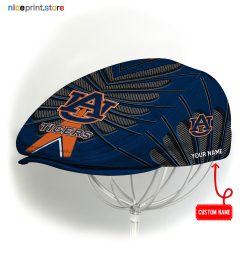 Auburn Tigers NCAA Flat Cap, NCAA Jeff Cap, NCAA Driving Cap Q26 (Head size can be adjusted)