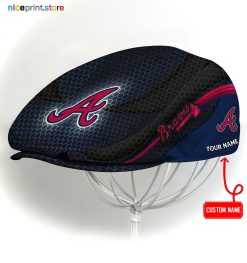 Atlanta Braves MLB Jeff Cap,  MLB Driving Cap,  MLB Golf Cap Q33 (Head size can be adjusted)