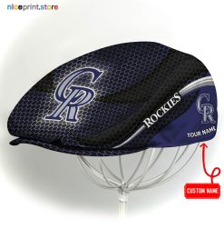 Colorado Rockies MLB Jeff Cap,  MLB Driving Cap,  MLB Golf Cap Q33 (Head size can be adjusted)