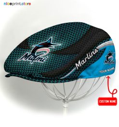 Miami Marlins MLB Jeff Cap,  MLB Driving Cap,  MLB Golf Cap Q33 (Head size can be adjusted)