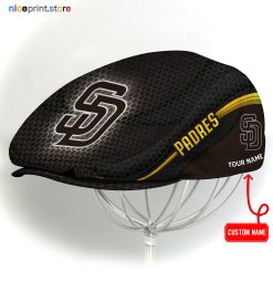 San Diego Padres MLB Jeff Cap,  MLB Driving Cap,  MLB Golf Cap Q33 (Head size can be adjusted)