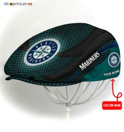 Seattle Mariners MLB Jeff Cap,  MLB Driving Cap,  MLB Golf Cap Q33 (Head size can be adjusted)