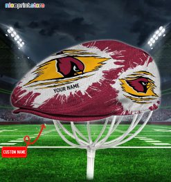 Arizona Cardinals NFL Jeff Cap, NFL Driving Cap, NFL Golf Cap Q35 (Head size can be adjusted)