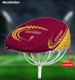 Arizona State Sun Devils NCAA3 Flat Cap, Jeff Cap, Driving Cap Q40