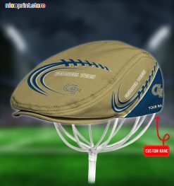 Georgia Tech Yellow Jackets NCAA3 Flat Cap, Jeff Cap, Driving Cap Q40